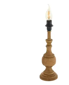 Lampy Eglo 33059 - Lampová noha 1xE14/40W/230V hnedá 33059