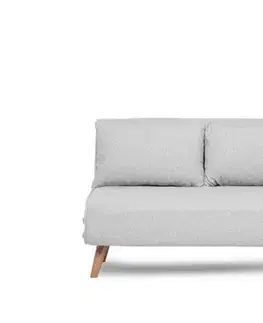 Pohovky a gauče Dvojmiestna rozkladacia pohovka Folde 2-Seater - Teddy Fabric - Grey