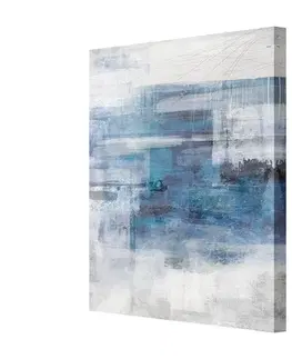 Obrazy Plátno maľba Blue Abstract
