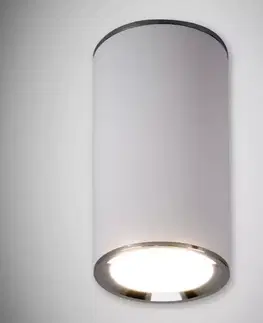 Moderné lampy do obývačky Nástenná lampa Megan Dwl GU10 biela 03657 K1