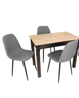 Jedálenské zostavy Jedálenská zostava1+4 Timo artisan/čierna