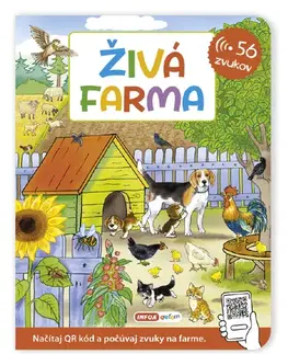 Leporelá, krabičky, puzzle knihy Živá farma - 56 zvukov