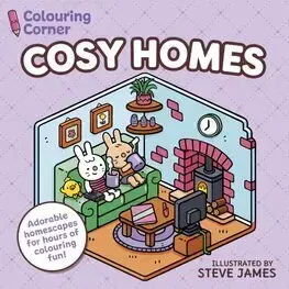 Pre deti a mládež - ostatné Colouring Corner: Cosy Homes - Curl James Stevens