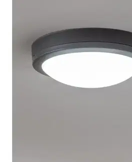 LED osvetlenie BRILAGI - LED Vonkajšie stropné svietidlo LED/20W/230V pr. 23 cm IP54 antracit WO781-G-OEM1