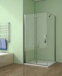 Sprchovacie kúty H K - Sprchovací kút SOLO B8 76x76x185 so zalamovacími dverami SE-SOLOB87676