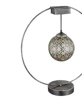 LED osvetlenie Globo 36618 - Solárne svietidlo LED/0,06W/1,2V strieborná IP44 36618