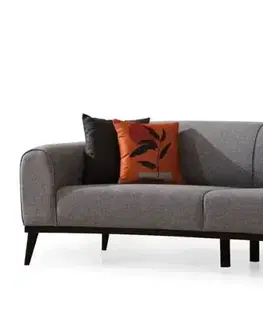 Pohovky a gauče Trojmiestna rozkladacia pohovka Kapri 3 Seater - Light Grey