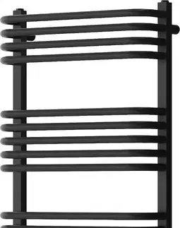 Radiátory do kúpeľne MEXEN - Apollo vykurovací rebrík/radiátor 1210 x 550 mm, 638 W, čierna W117-1210-550-00-70