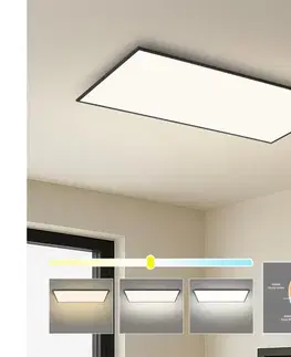 Svietidlá BRILAGI - LED stropné svietidlo SLIMFRAME LED/80W/230V 120x60 cm 3000/4000/6000K čierne BRI776