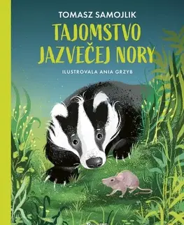 Rozprávky Tajomstvo jazvečej nory - Tomasz,Anna Grzybová,Silvia Kaščáková