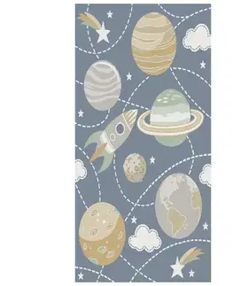 Moderné koberce Koberec Bond Kids 1,6/2,3 40365 630 Blue
