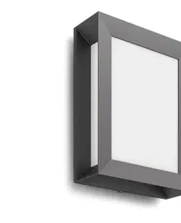 Záhradné lampy Philips 17293/93/16 - Vonkajšie nástenné svietidlo KARP LED/6W/230V IP44 17293/93/16