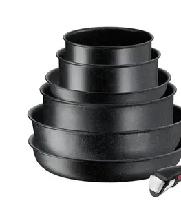 Sady riadu Tefal Ingenio Black Stone L3998702 7 ks