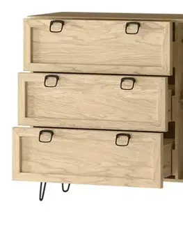 Komody a skrinky Komoda z masívu BIMBO 45, dub divoký / artisan olej