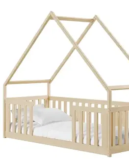 Detské postele Posteľ Domček Bee 80x180 borovica
