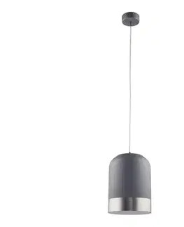 Svietidlá Jupiter 1649 - Luster na lanku DIXON 1xE27/60W/230V strieborná/biela 1649