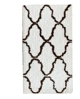 Moderné koberce Koberec Shaggy ClaraMonte 0,8/1,5 PSP 21332 biela