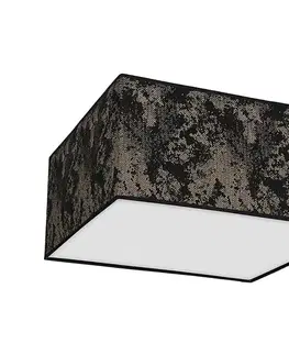 Svietidlá  Stropné svietidlo SATINO 2xE27/60W/230V čierna/zlatá MLP7314