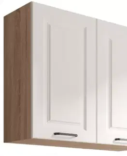 Kuchynské skrinky visiace Kuchynská skrinka Smart  43g Sonoma/Biely Mat