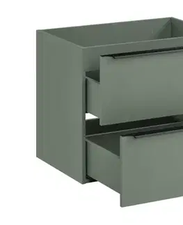 Skrinky do kúpeľne ArtCom Skrinka pod umývadlo SOMBRA GREEN 82-70-46-2S | 70 cm