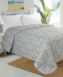 Prehozy Prehoz na posteľ Siera sivá TiaHome - 140 x 220cm