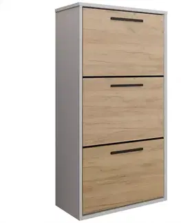 Skrinky na topánky Skrinka na topánky Asper závesná Fr. Craft/biela