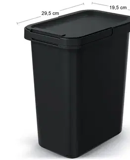 Odpadkové koše NABBI NKS12 odpadkový kôš na triedený odpad 12 l čierna