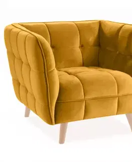Moderné kreslá Kreslo Dijon Bluvel 68/prírodné