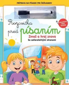 Príprava do školy, pracovné zošity Rozcvička pred písaním - Príprava na písanie pre škôlkarov