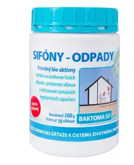 Upratovanie Baktérie do sifónov - Baktoma SO 0,5kg Baktoma SO: 0,5 kg