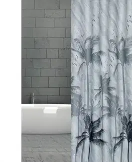 Kúpeľňové doplnky Textilný záves 120x200 búrka 7777