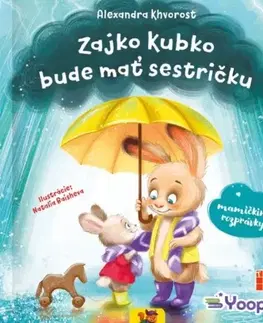 Rozprávky Zajko Kubko bude mať sestričku - Alexandra Khvorost,Natalia Baisheva