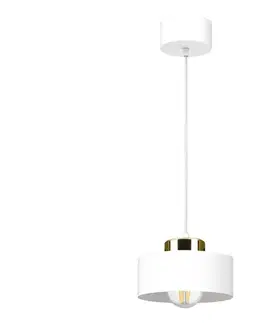 Svietidlá Keter Lighting Luster na lanku IGNIA 1xE27/60W/230V biela/zlatá 3401