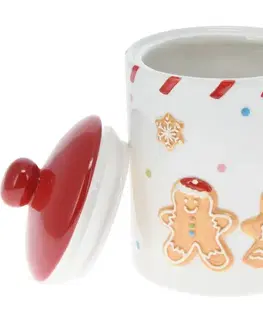 Misky a misy Keramická dóza Perníček 12 × 18 cm