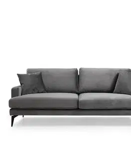Pohovky a gauče Trojmiestna pohovka Papira 3 Seater - Grey