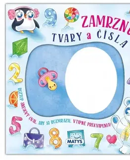 Leporelá, krabičky, puzzle knihy Zamrznuté tvary a čísla