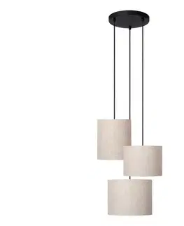 Svietidlá Lucide 45409/13/38 - Luster na lanku MAYA 3xE27/40W/230V krémová 45409/13/38