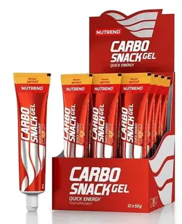 Stimulanty a energizéry Carbo Snack tuba - Nutrend 12 x 50 g Lemon