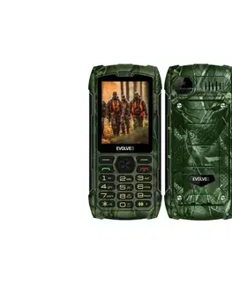 Predlžovacie káble Evolveo - StrongPhone H1 vodotesný Dual SIM telefón v loveckom maskáčovom prevedení SGP-H1-HNT