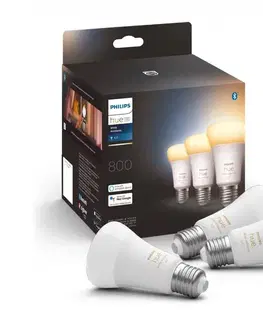 LED osvetlenie Sada 3x stmievateľných LED žiaroviek Philips Hue WHITE A60 E27/6W/230V 2200-6500K 8719514328266