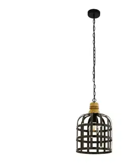 Svietidlá Eglo 49785 - Luster na reťazi OLDCASTLE 1xE27/60W/230V 49785