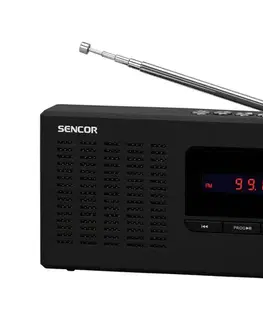 Predlžovacie káble Sencor - Prenosný PLL FM rádiopríjímač 5W 800 mAh 3,7V USB a MicroSD 35053313