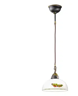 Svietidlá Kolarz 731.32.139 - Luster na lanku NONNA 1xE27/75W/230V pr. 36 cm víno/jahody 731.32.139