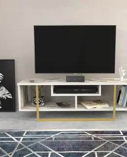 TV stolíky TV stolík Asal 120 - Ephesus, Gold