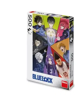 500 dielikov Dino Toys Puzzle Anime: Bluelock 500 Dino