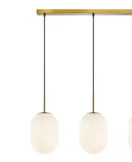 Svietidlá  Luster na lanku ALIAS 3xE14/40W/230V zlatá ML0316