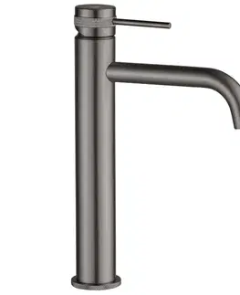 Kúpeľňové batérie REA - Umývadlová batéria Lungo Grip - Gun Grey, vysoká REA-B8779