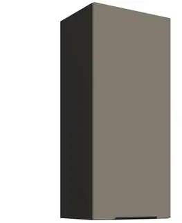 Kuchynské skrinky visiace Kuchynská skrinka Aria-TA/BL anti fingerprint 40G-90 1F