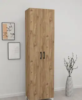 Šatníkové skrine SOFT 8 dvojdverová komoda, borovica 