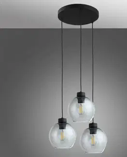 Lampy do obývačky Luster CUBUS 11728 GRAPHITE